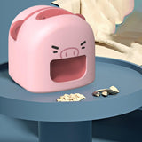 Maxbell Creative Peeling Machine Nut Shell Automatic for Office Home Living Room Pink