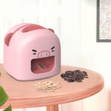 Maxbell Creative Peeling Machine Nut Shell Automatic for Office Home Living Room Pink