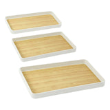 Maxbell Portable Serving Tray Fruit Platter Food Dish for Desktop Dining Table Party S