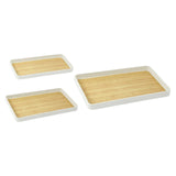 Maxbell Portable Serving Tray Fruit Platter Food Dish for Desktop Dining Table Party S