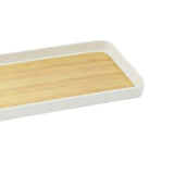 Maxbell Portable Serving Tray Fruit Platter Food Dish for Desktop Dining Table Party S