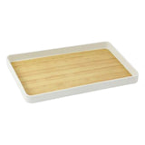 Maxbell Portable Serving Tray Fruit Platter Food Dish for Desktop Dining Table Party M