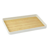 Maxbell Portable Serving Tray Fruit Platter Food Dish for Desktop Dining Table Party M