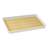 Maxbell Portable Serving Tray Fruit Platter Food Dish for Desktop Dining Table Party M
