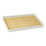 Maxbell Portable Serving Tray Fruit Platter Food Dish for Desktop Dining Table Party M
