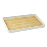 Maxbell Portable Serving Tray Fruit Platter Food Dish for Desktop Dining Table Party L