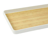 Maxbell Portable Serving Tray Fruit Platter Food Dish for Desktop Dining Table Party L