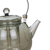 Maxbell Clear Glass Teapot Stovetop Safe with Lid with Handle for Party Home Office