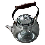 Maxbell Clear Glass Teapot Stovetop Safe with Lid with Handle for Party Home Office
