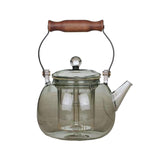 Maxbell Clear Glass Teapot Stovetop Safe with Lid with Handle for Party Home Office