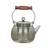 Maxbell Clear Glass Teapot Stovetop Safe with Lid with Handle for Party Home Office