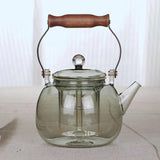 Maxbell Clear Glass Teapot Stovetop Safe with Lid with Handle for Party Home Office