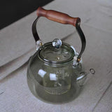Maxbell Clear Glass Teapot Stovetop Safe with Lid with Handle for Party Home Office