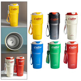 Maxbell 620ml Vacuum Insulated Mug Camping Stainless Steel Travel Thermal Yellow