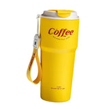 Maxbell 620ml Vacuum Insulated Mug Camping Stainless Steel Travel Thermal Yellow
