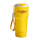 Maxbell 620ml Vacuum Insulated Mug Camping Stainless Steel Travel Thermal Yellow