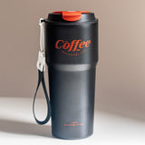 Maxbell 620ml Vacuum Insulated Mug Camping Stainless Steel Travel Thermal Black