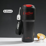 Maxbell 620ml Vacuum Insulated Mug Camping Stainless Steel Travel Thermal Black