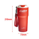 Maxbell 620ml Vacuum Insulated Mug Camping Stainless Steel Travel Thermal Red