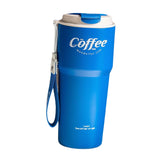 Maxbell 620ml Vacuum Insulated Mug Camping Stainless Steel Travel Thermal Blue