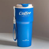 Maxbell 620ml Vacuum Insulated Mug Camping Stainless Steel Travel Thermal Blue