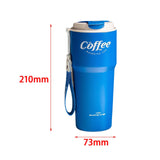 Maxbell 620ml Vacuum Insulated Mug Camping Stainless Steel Travel Thermal Blue