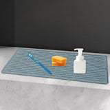 Maxbell Faucet Absorbent Pads Hangable guard for Farmhouse, Countertop grey