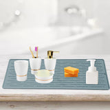 Maxbell Faucet Absorbent Pads Hangable guard for Farmhouse, Countertop grey
