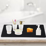 Maxbell Faucet Absorbent Pads Hangable guard for Farmhouse, Countertop black