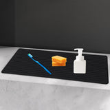 Maxbell Faucet Absorbent Pads Hangable guard for Farmhouse, Countertop black