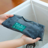Maxbell Hanging Mesh Storage Bag Portable Produce Bags for Vegetable Onion Potatoes Large Beige