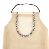 Maxbell Hanging Mesh Storage Bag Portable Produce Bags for Vegetable Onion Potatoes Large Beige
