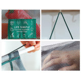 Maxbell Hanging Mesh Storage Bag Portable Produce Bags for Vegetable Onion Potatoes Large Blue