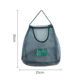 Maxbell Hanging Mesh Storage Bag Portable Produce Bags for Vegetable Onion Potatoes Large Blue