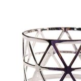 Maxbell 6 Pieces Elegant Napkin Holder Hollow for Thanksgiving Home Kitchen Decor Silver