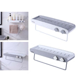 Maxbell Shower Caddy Shelf Wall Mounted Storage Rack Organizer bathroom White