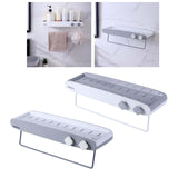 Maxbell Shower Caddy Shelf Wall Mounted Storage Rack Organizer bathroom White