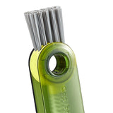 Maxbell Mini Cleaning Brush Washing Tool Detail Brush for Cups mug Kitchen Transparent Green