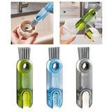 Maxbell Mini Cleaning Brush Washing Tool Detail Brush for Cups mug Kitchen Transparent Green