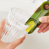 Maxbell Mini Cleaning Brush Washing Tool Detail Brush for Cups mug Kitchen Transparent Green