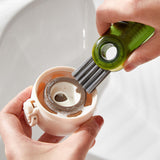 Maxbell Mini Cleaning Brush Washing Tool Detail Brush for Cups mug Kitchen Transparent Blue