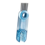 Maxbell Mini Cleaning Brush Washing Tool Detail Brush for Cups mug Kitchen Transparent Blue