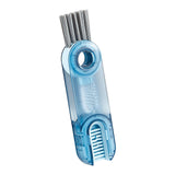 Maxbell Mini Cleaning Brush Washing Tool Detail Brush for Cups mug Kitchen Transparent Blue