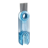 Maxbell Mini Cleaning Brush Washing Tool Detail Brush for Cups mug Kitchen Transparent Blue