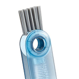 Maxbell Mini Cleaning Brush Washing Tool Detail Brush for Cups mug Kitchen Transparent Blue