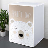 Maxbell Washing Machine Cover Dustproof Cute for Top Loading Washer and Dryer Machine Style A