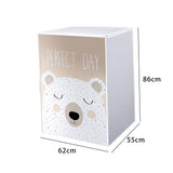 Maxbell Washing Machine Cover Dustproof Cute for Top Loading Washer and Dryer Machine Style A