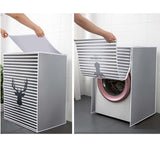 Maxbell Washing Machine Cover Dustproof Cute for Top Loading Washer and Dryer Machine Style B