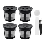 Maxbell Refillable 4Pcs Coffee Machine Parts Coffee Pod Capsules for kitchen