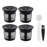 Maxbell Refillable 4Pcs Coffee Machine Parts Coffee Pod Capsules for kitchen